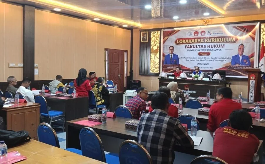 Perkuat Mutu Pendidikan, Fakultas Hukum Untika Luwuk Gelar Lokakarya Pengembangan Kurikulum